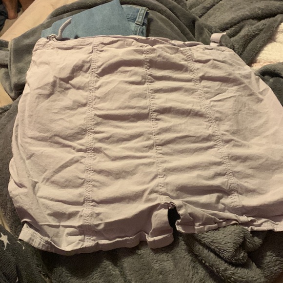 White skirt. With retractable straps inside. Built in shorts. And comfortable. - Picture 2 of 2